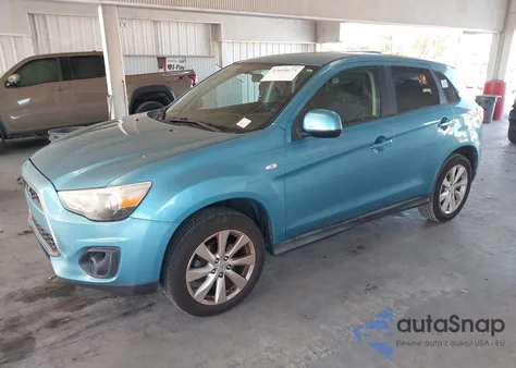 2014 Mitsubishi Outlander Sport Es from USA, damaged, VIN 4A4AP3AU6EE027757